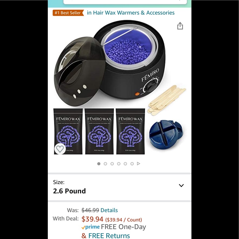 Wax warmer only